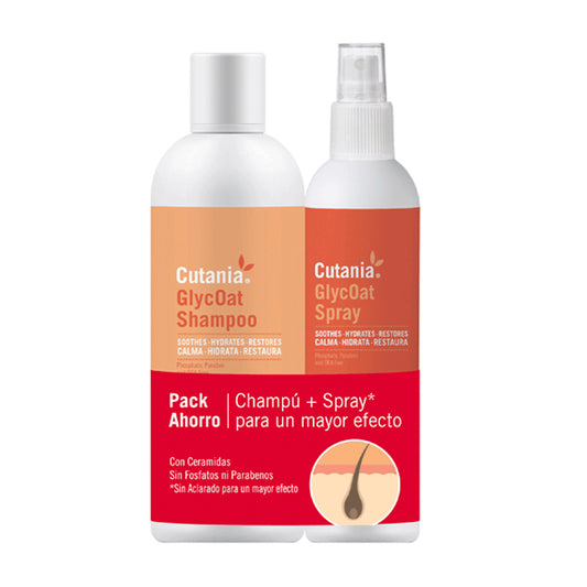 Cutania® Glycoat Pack (Champú 355 Ml + Spray 236 Ml)