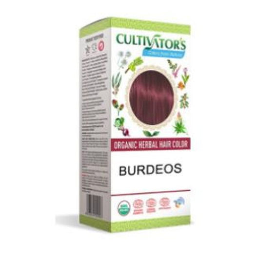 Cultivators Burdeos Tinte Organico 100Gr. Ecocert 
