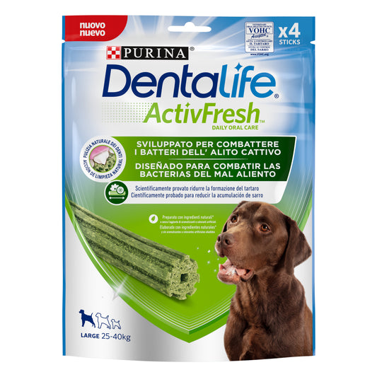 Dentalife Activefresh Large 6X142Gr, snack para perros
