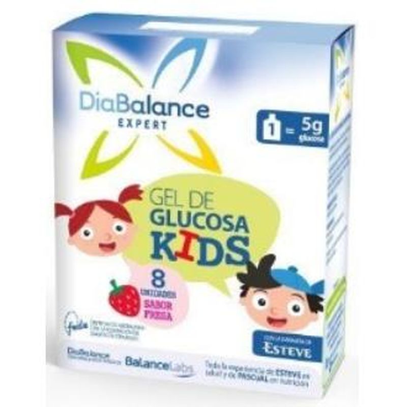 Diabalance Diabalance Gel Glucosa Kids Fresa 8Ud. 
