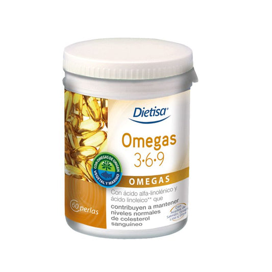 Dietisa Omegas 3 6 9 , 60 perlas