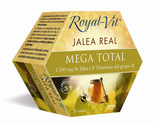 Dietisa Royal Vit Mega Total 1500 Mg, 20 Viales      