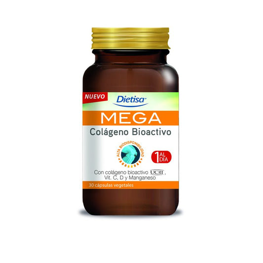 Dietisa Mega Colageno Bioactivo Uc-Ii , 30 cápsulas