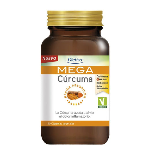 Dietisa Mega Curcuma, 50 Cápsulas      