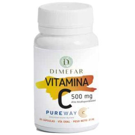 Dimefar Vitamina C 500Mg. Pureway-C 30Cap.Veg. 