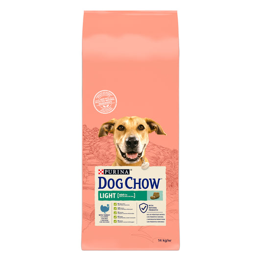 Dog Chow Canine Adult Light Pavo 14Kg, pienso para perros
