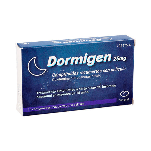 Dormigen 25 mg 14 Comprimidos Recubiertos