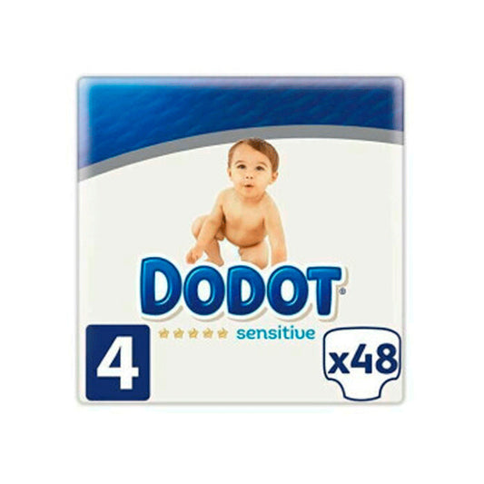 Dodot Sensitive Value Pack Talla 4 (9-15 Kg), 48 unidades