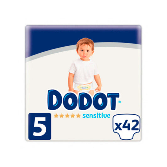 Dodot Sensitive Value Pack Talla 5 (12-16 Kg), 42 unidades