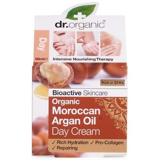 Dr. Organic Crema De Dia Aceite Argan Marroqui 50Ml. 