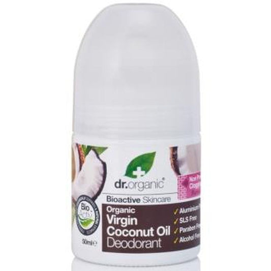 Dr. Organic Desodorante Aceite Coco Organico 50Ml. 