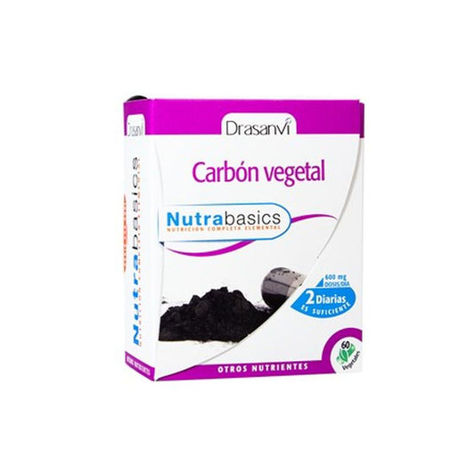 Drasanvi Carbon Vegetal Nutrabasicos , 60 cápsulas
