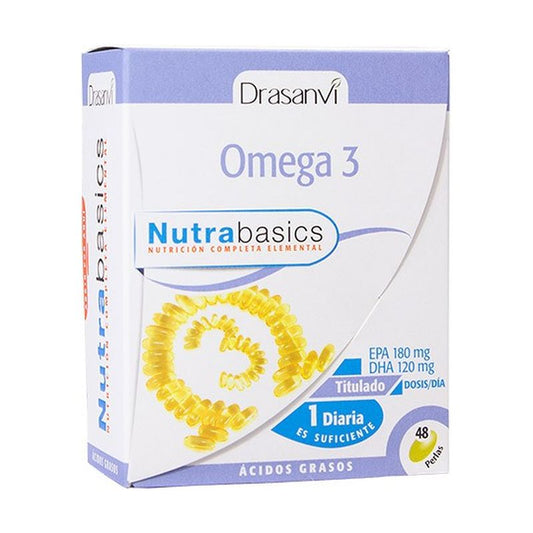 Drasanvi Omega 3 1000Mg Nutrabasicos , 48 perlas