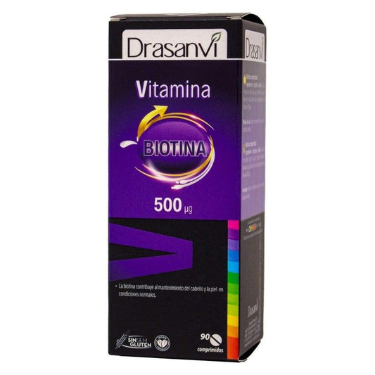 Drasanvi Vitamina H 500µg Biotina , 90 comprimidos
