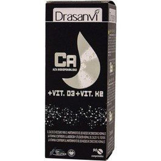 Drasanvi Mineral Calcio Vitamina D3+K2 , 90 comprimidos