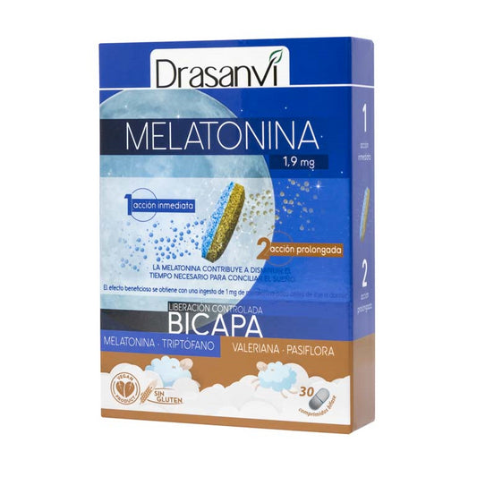 Drasanvi Melatonina Bicapa Retard , 30 comprimidos