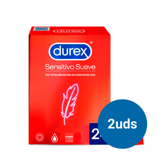 Durex Pack Preservativos Ultrafinos Sensitivo Suave, 24 x 2