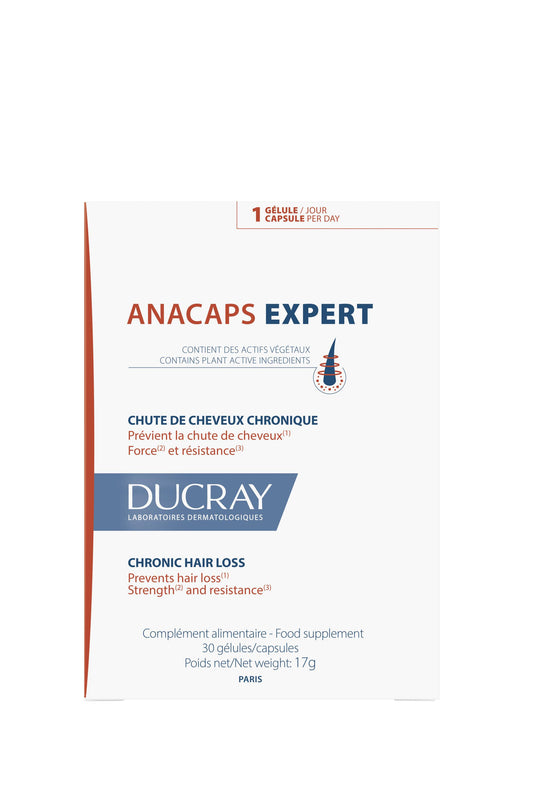 Ducray Anacaps Expert Complemento Alimenticio Anticaída, 30 Cápsulas