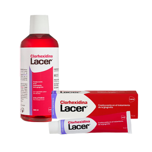 Lacer Pack Clorhexidina ( Colutorio + Pasta de dientes)