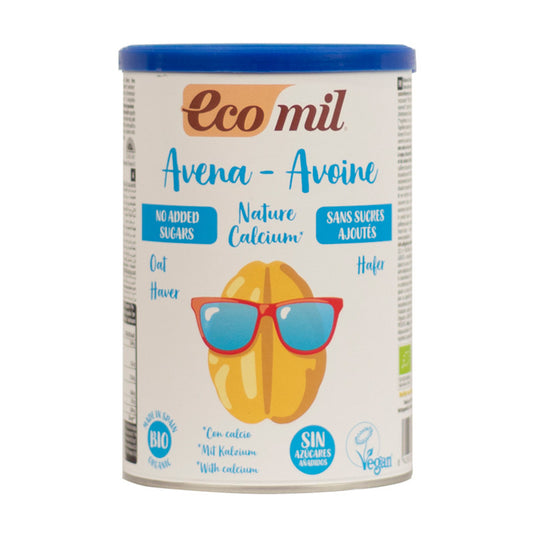 Ecomil Oat/Avena Nature Calcium Instant Bio, 400 G