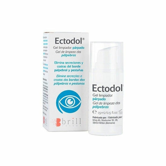 Ectodol® Gel Limpiador Párpados, 15 ml