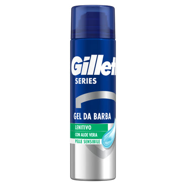 Gillette Series Gel De Afeitar Calmante Con Aloe Vera , 200 ml
