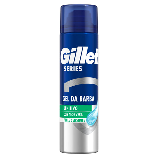 Gillette Series Gel De Afeitar Calmante Con Aloe Vera , 200 ml