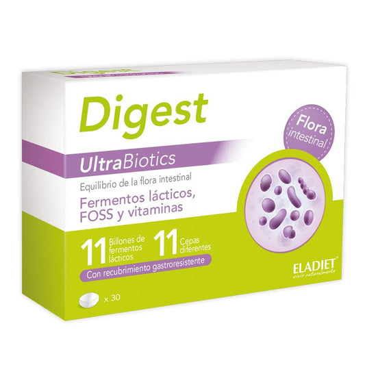Eladiet Digest Ultrabiotics , 30 comprimidos