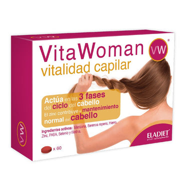 Eladiet Vitawoman Vitalidad Capilar , 60 cápsulas