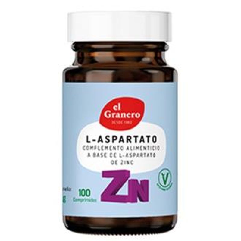 El Granero L-Aspartato De Zinc 100 Comprimidos 