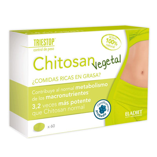 Eladiet Triestop Chitosan Vegetal , 60 comprimidos   