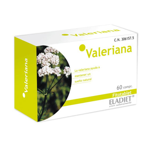 Eladiet Valeriana Recubierta Fitotablet , 60 comprimidos