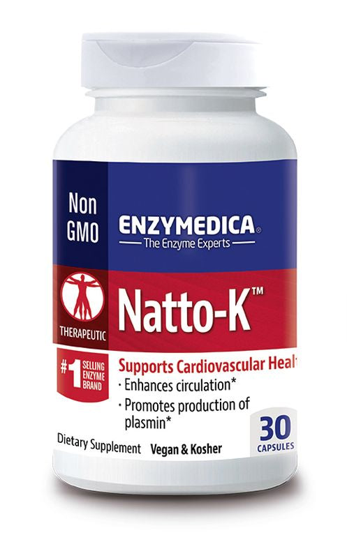 Enzymedica Natto - K, 30 Cápsulas      