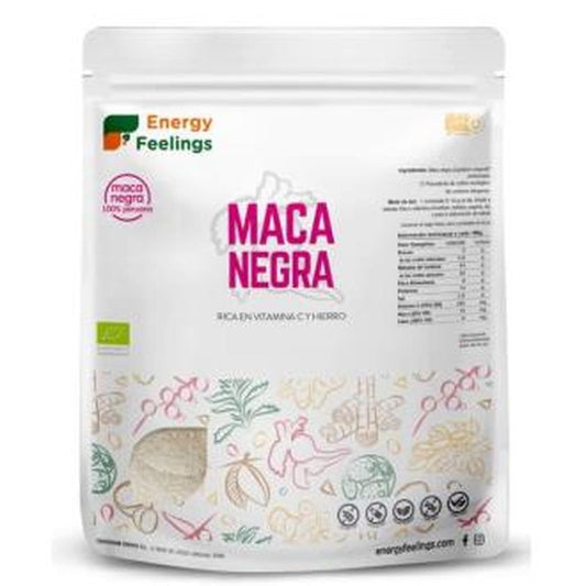 Energy Feelings Maca Negra Polvo 500Gr. Eco Vegan Sg 