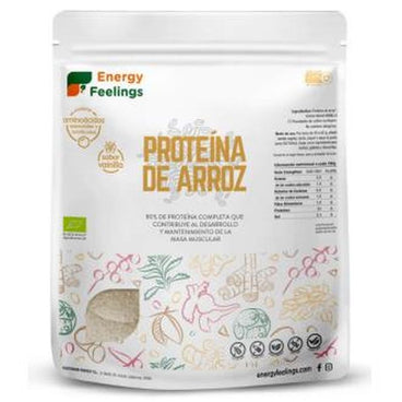 Energy Feelings Proteina De Arroz Vainilla 1Kg. Eco Vegan Sg 