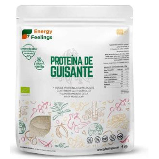Energy Feelings Proteina De Guisante Vainilla 1Kg. Eco Vegan Sg 