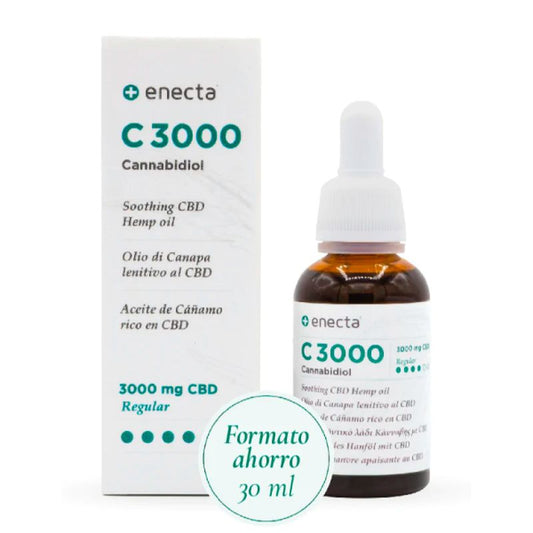Enecta C3000 Aceite De Cáñamo Rico En Cbd 3000 Mg De Cannabidiol , 30 ml