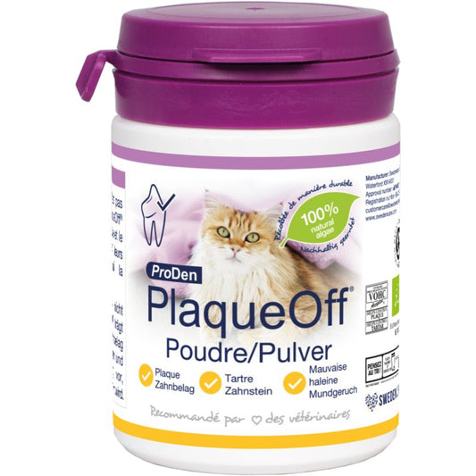 Plaqueoff Polvo Gato, 40 gr