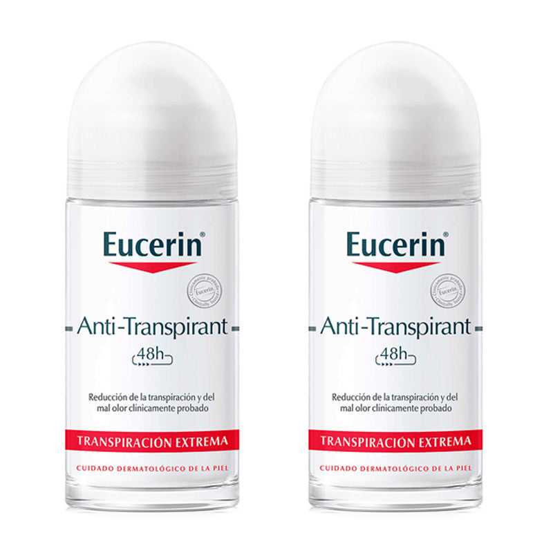 Eucerin Duplo Antitranspirante Roll On, 2X50 ml