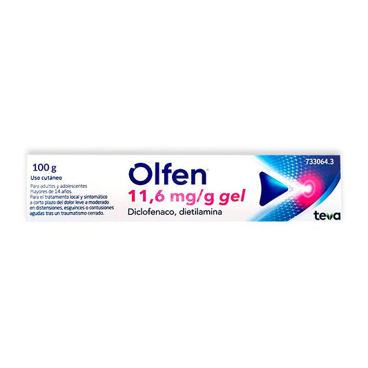 Olfen 11,6 mg/g Gel Cutáneo 1 Tubo, 100 gr