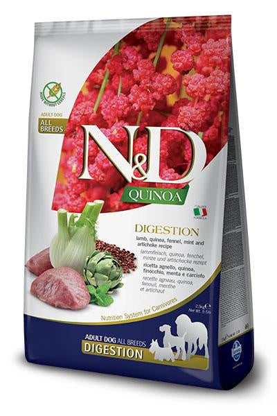 Farmina N&D Dog Quinoa Digestion Cordero 7Kg, pienso para perros