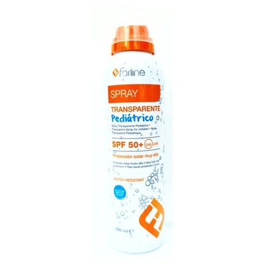 Farline Spray Transparente Pediátrico Spf 50+ , 200 ml