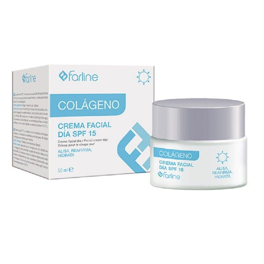Farline Crema Facial De Día Con Colageno Spf15, 50 ml