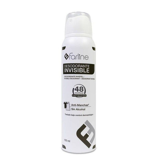 Farline Desodorante Spray Invisible, 150 ml