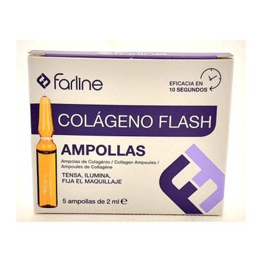 Farline Colageno Flash, 5 ampollas
