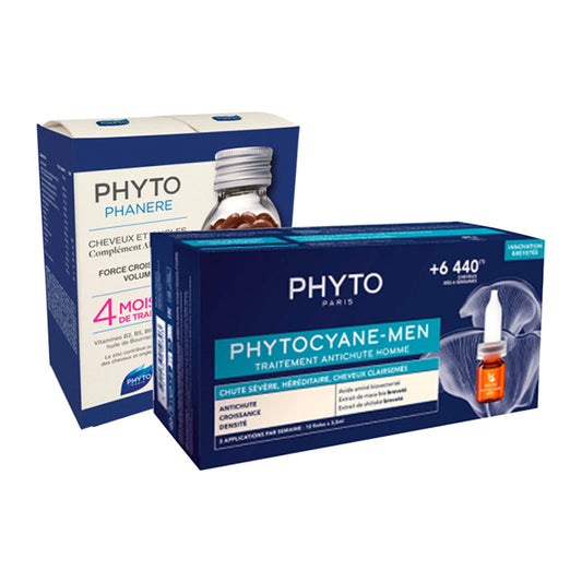 Phyto Tratamiento Anticaída Phytocyane Men 3 Meses