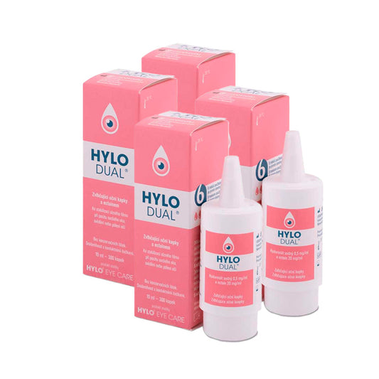 Hylo Dual Pack 4 unidades, 10 ml