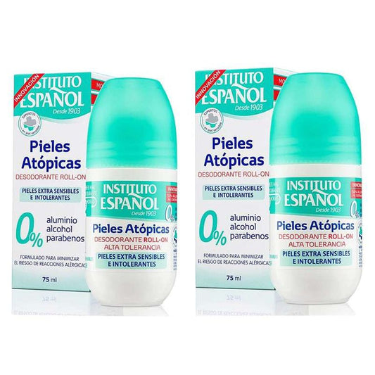 Instituto Español Desodorante Pieles Atopicas Roll On ,  2 x 75 ml