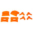 Ferplast Kit Hooks+Clip Orange Jet