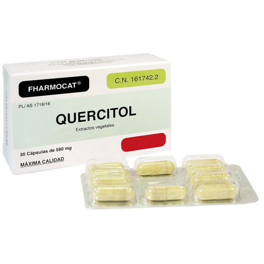Fharmocat Quercitol 550 Mg , 30 cápsulas   